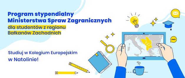 Kolejna edycja stypendiów MSZ dla studentów z Bałkanów Zachodnich