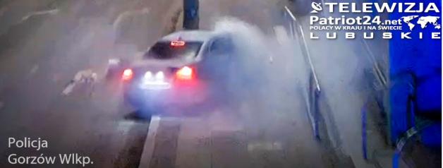 [VIDEO] Nie zatrzymał się do kontroli, rozbił auto w centrum miasta